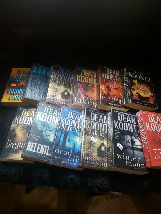 Dean Koontz Suspense Thrillers Horror Fantasy Mystery 12 Book Lot