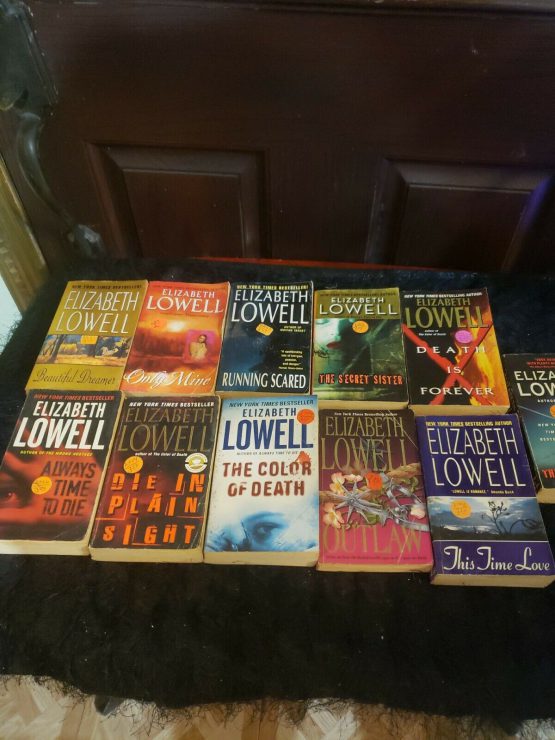 Elizabeth Lowell 11 Books Lot Science & Historical Fiction Romance Mystery Suspense