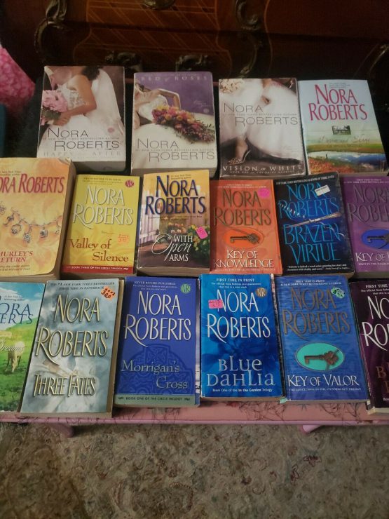 Nora Roberts Paperback 16 Book Lot Romance Fantasy Suspense Novels