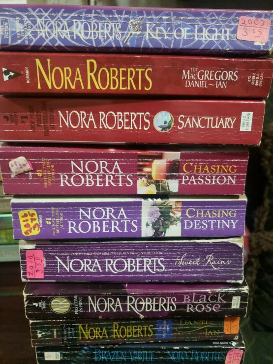 Nora Roberts Paperback 44 Book Lot Romance Fantasy Suspense Novels