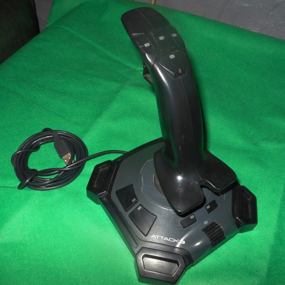 Logitech Attack 3 8 Btn Joystick Flight Controller PC USB Throttle
