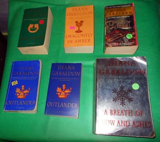 Diana Gabaldon Lot of 6 Books Vintage Novel Historical Fiction Romance Mystery Adventure