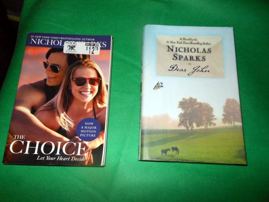 Nicholas Sparks Lot of 2 Books Vintage Novel Non-fiction Romance Drama