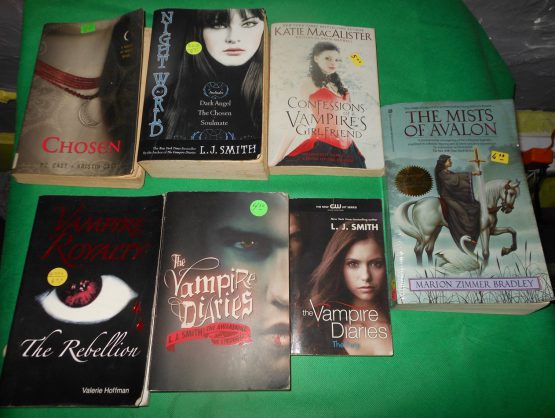 Lot 7 Books Vintage Mystery Fantasy Vampires Smith MacAlister Cast Hoffman