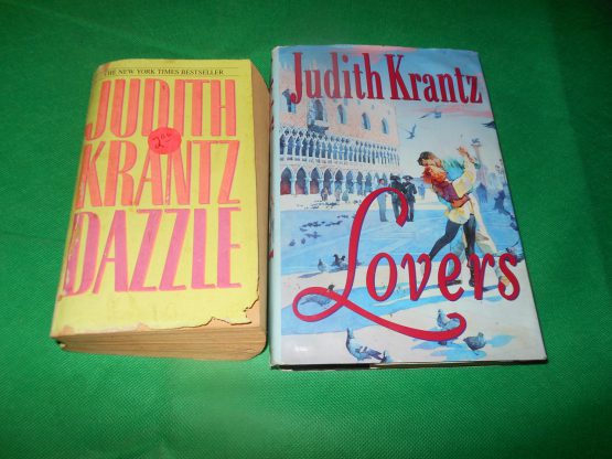 Lot of 2 Books by Judith Kranz Vintage Paperback Condition Dazzle Lovers