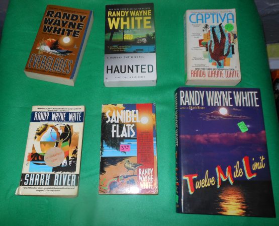 Lot of 6 Books Randy Wayne White Shark River Everglades Haunted