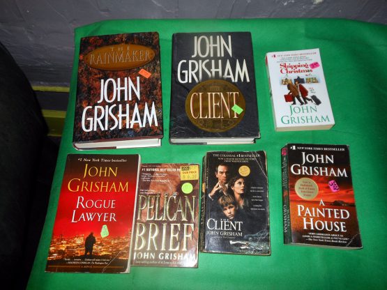Lot of 7 Books John Grisham Vintage Paperback Thriller True Crime Suspense