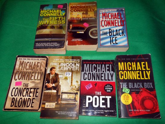 Lot of 7 Books Michael Connelly Vintage Paperback Mystery Crime Drama