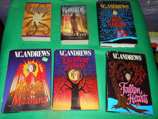 V C Andrews Lot of 6 Books Unfinished Symphony Web Dreams Darkest Hour