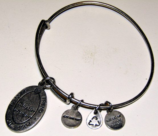 Alex & Ani Bracelet Silver Daughter Possibility Blessing Friend Charm