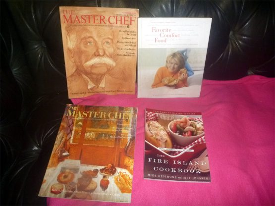 Lot 4 Martha Steward Favorite Comfort Food Fire Cookbook The Master Chef 1984