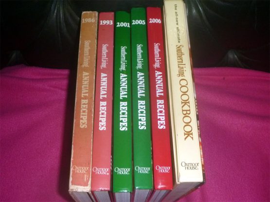 6 Southern Living Cookbooks Annual Recipes 2006 2005 2001 1993 1986 Ultimate