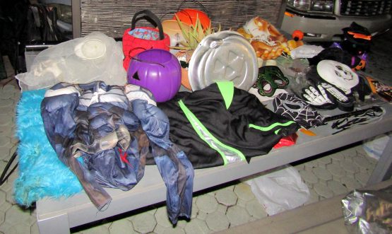 Huge Halloween Decorations Lot Children Adults Props Costumes Makeup